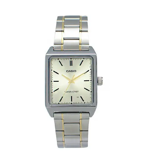 Casio Men’s Analog Quartz Two Tone Stainless Steel Watch