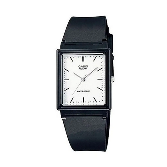 Casio Men’s Analog Quartz Water Resistant Black Resin Watch