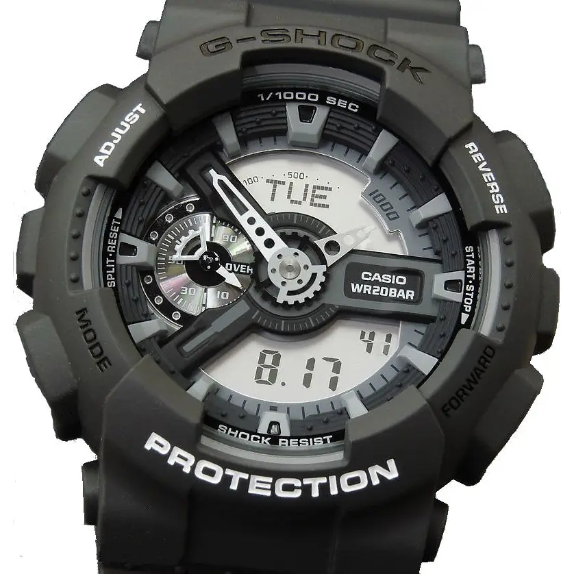 Casio Men’s Black Ana-Digi XL-Case Watch GA110C-1A - Watches