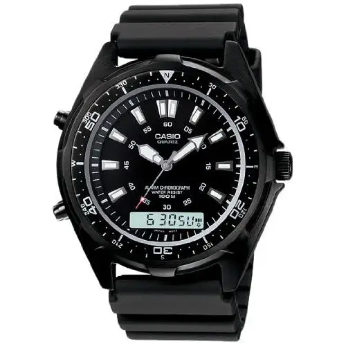 Casio Men’s Black Marine Gear Diver’s Watch AMW320BN-1A -