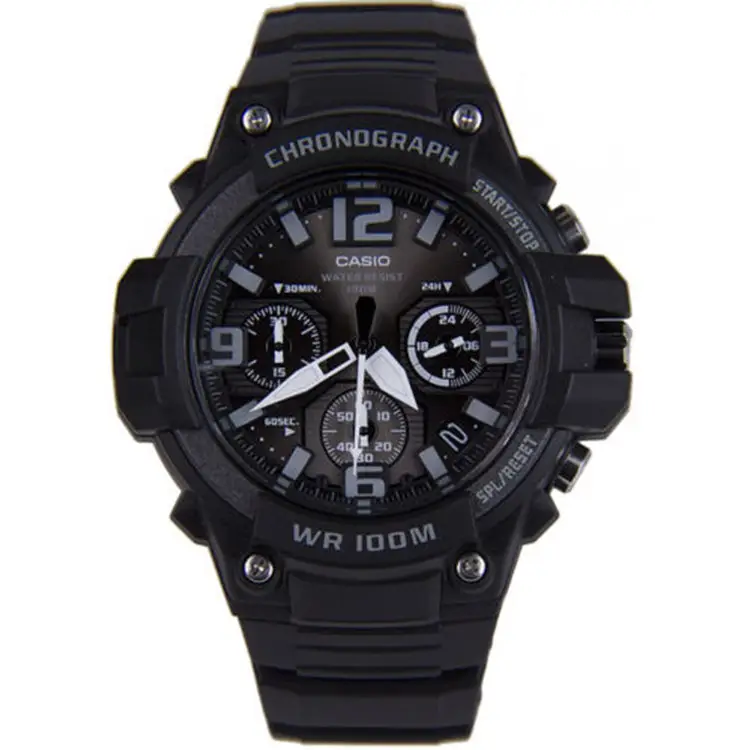 Casio Men’s Chronograph Quartz 100m Black Resin Watch