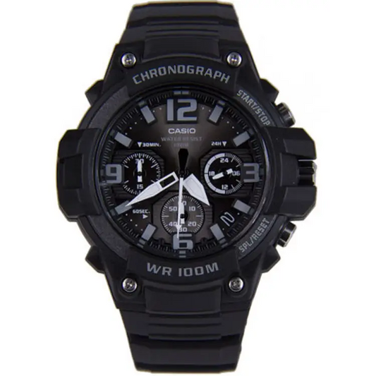 Casio Men’s Chronograph Quartz 100m Black Resin Watch