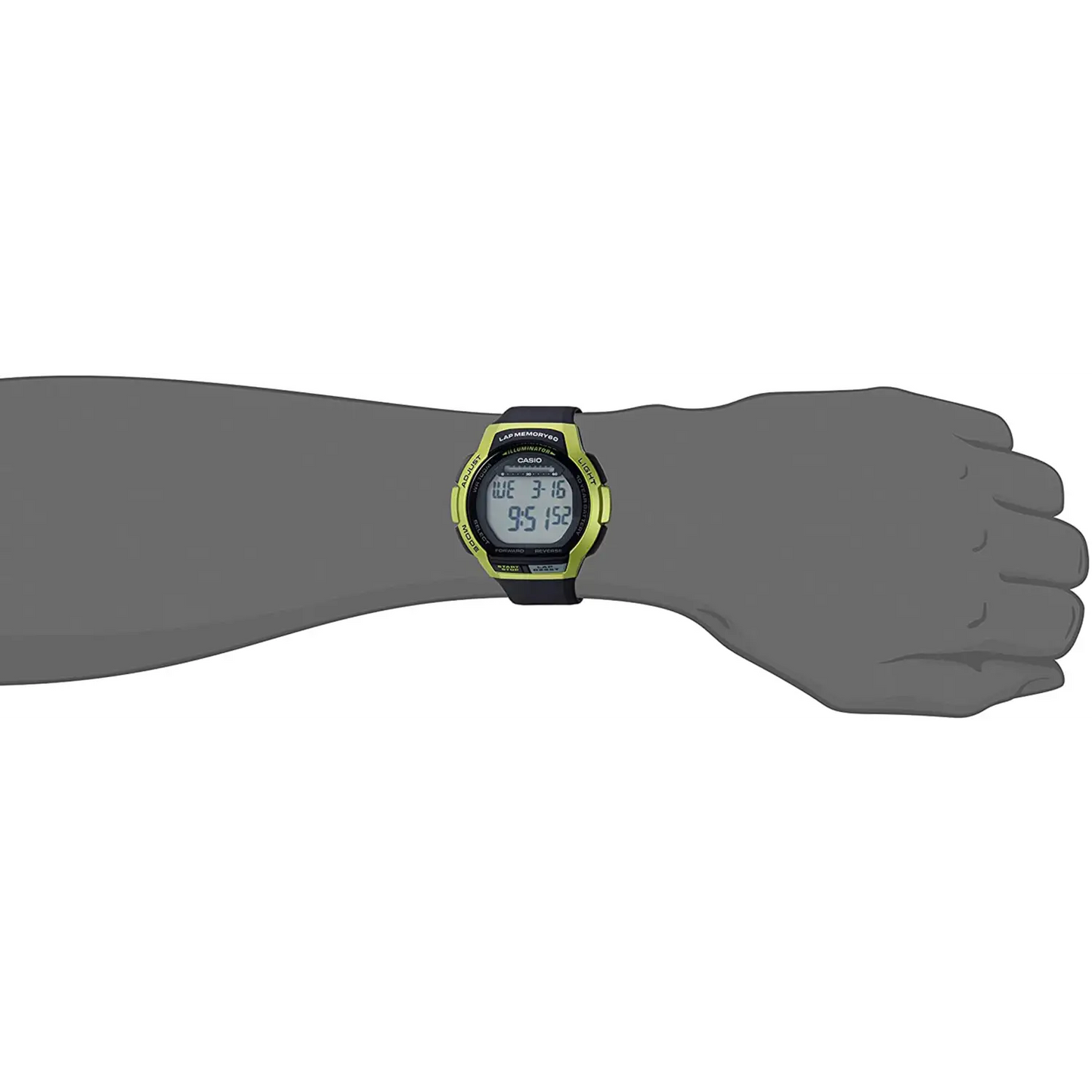 Casio Men’s Classic Digital Quartz 100m Black Resin Watch