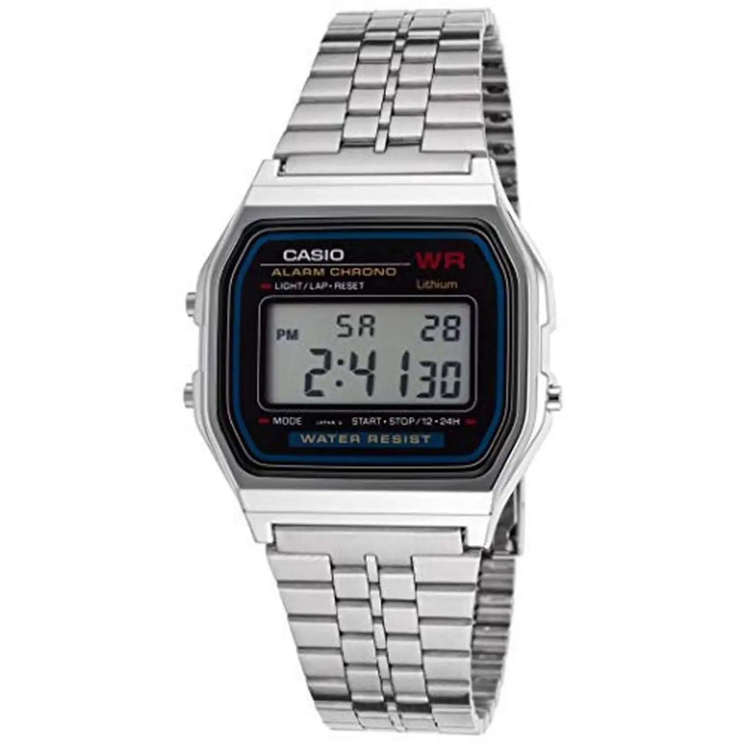 Casio Men’s Classic Digital Quartz Stainless Steel Watch