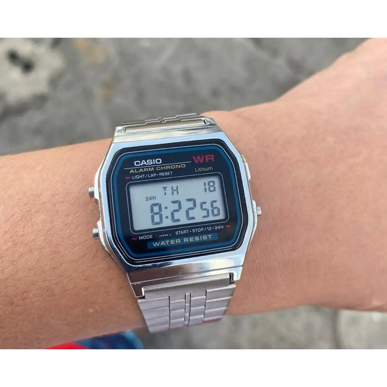 Casio Men’s Classic Digital Quartz Stainless Steel Watch