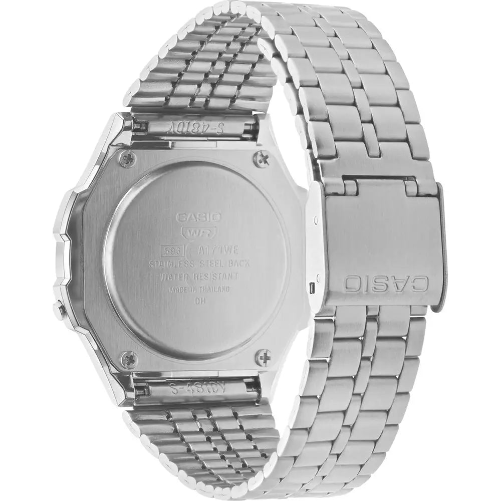 Casio Men’s Classic Digital Quartz Stopwatch Stainless Steel