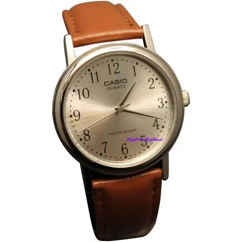 CASIO MEN’S CLASSIC LEATHER STRAP WATCH MTP1095E-7B -
