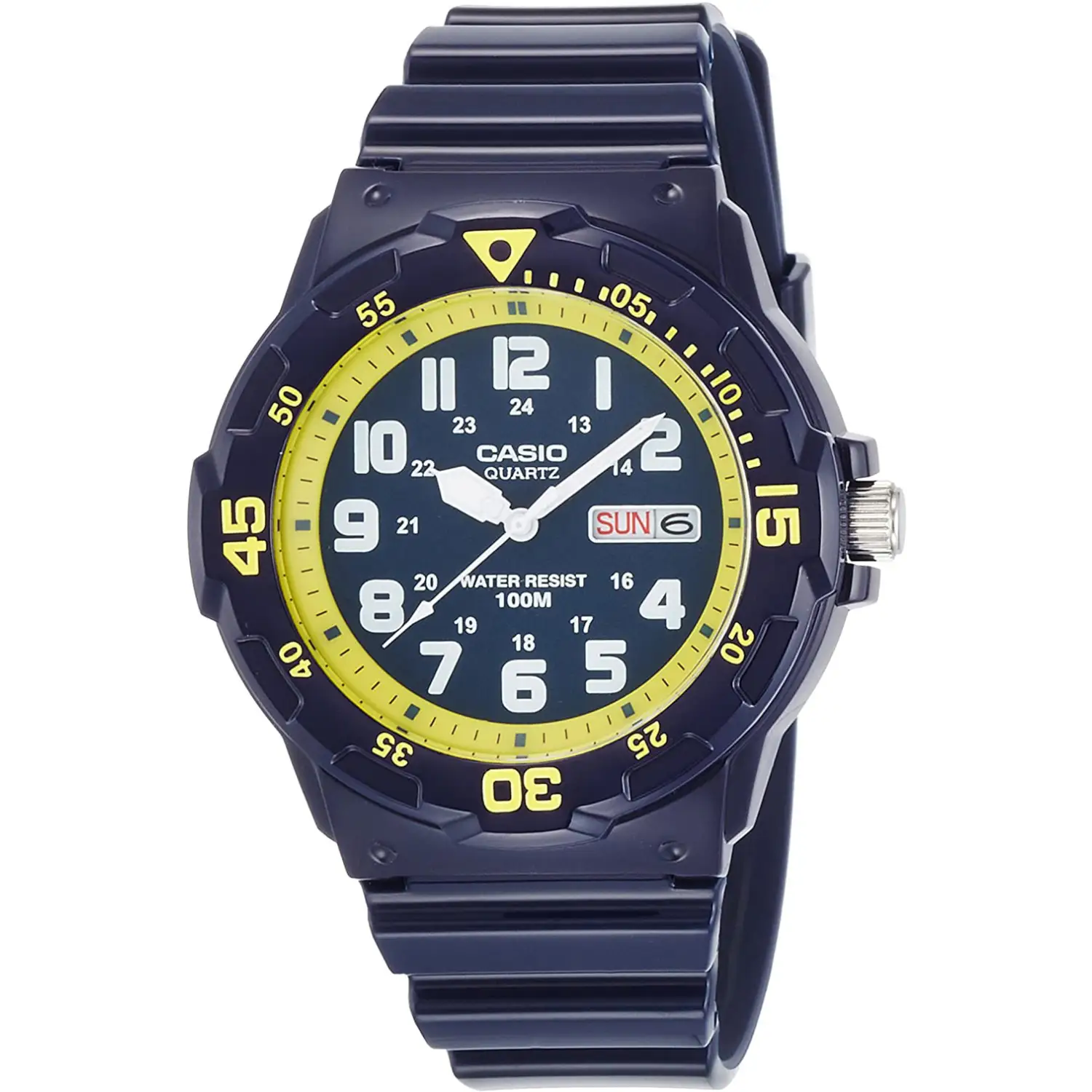 Casio Men’s Classic Quartz 100m Blue Resin Watch