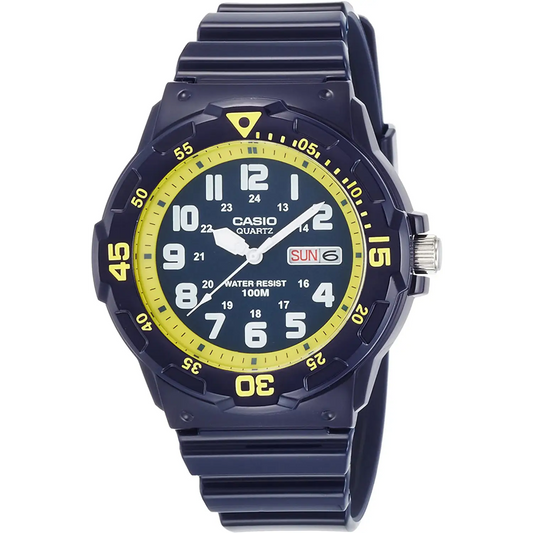 Casio Men’s Classic Quartz 100m Blue Resin Watch