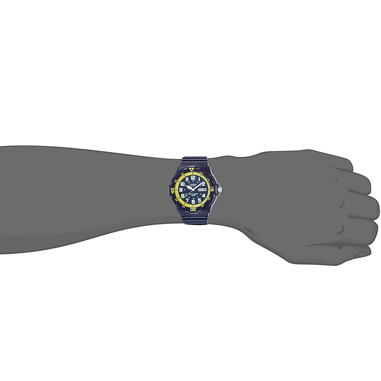 Casio Men’s Classic Quartz 100m Blue Resin Watch