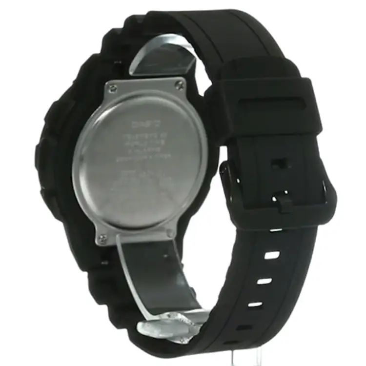 Casio Men’s Classic Quartz Ana-Digi World Time 100m Black