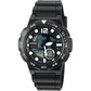 Casio Men’s Classic Quartz Ana-Digi World Time 100m Black