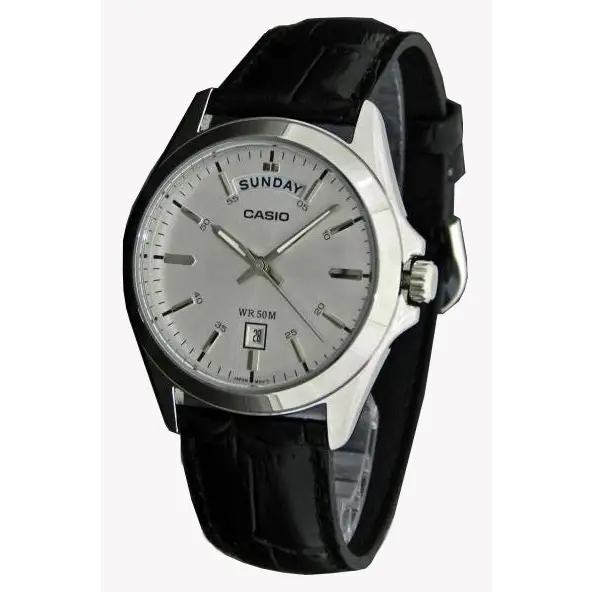 casio classic silver watch mtp1370l-7a