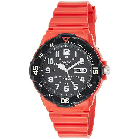 Casio Men’s Core MRW200HC-4BV Red Plastic Quartz Watch -