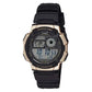 Casio Men’s Digital 100m Quartz Resin Black/Gold Watch