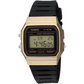 Casio Men’s Digital Quartz Gold Tone Stainless Steel Black