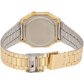 Casio Men’s Digital Quartz Gold Tone Stainless Steel Watch