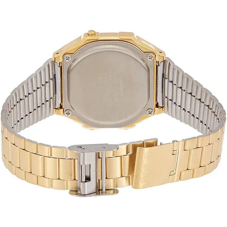 Casio Men’s Digital Quartz Gold Tone Stainless Steel Watch