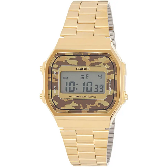 Casio Men’s Digital Quartz Gold Tone Stainless Steel Watch
