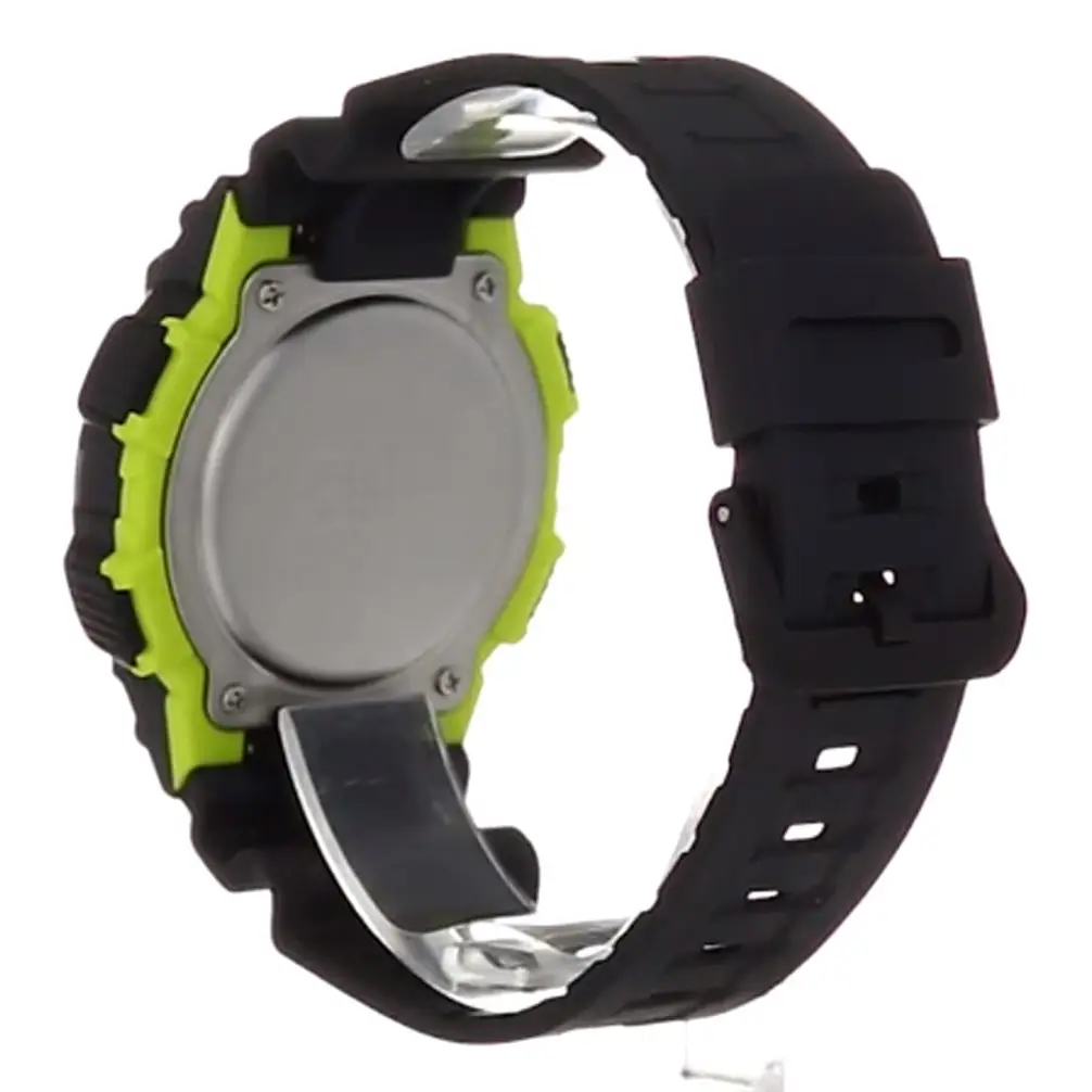 Casio Men’s Digital Quartz Vibe Alert 100m Green/Black Resin