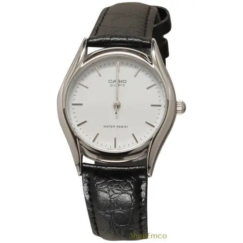 Casio Men’s Dressy Leather Watch MTP1094E-7B - Watches casio