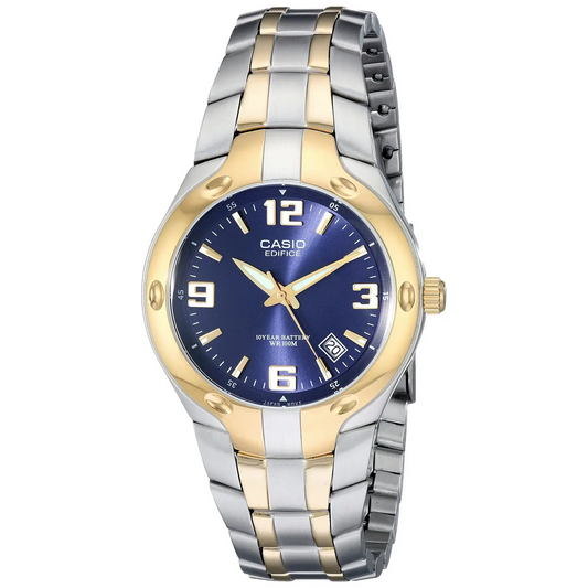 Casio Men’S Edifice Quartz Two Tone Stainless Steel 100m