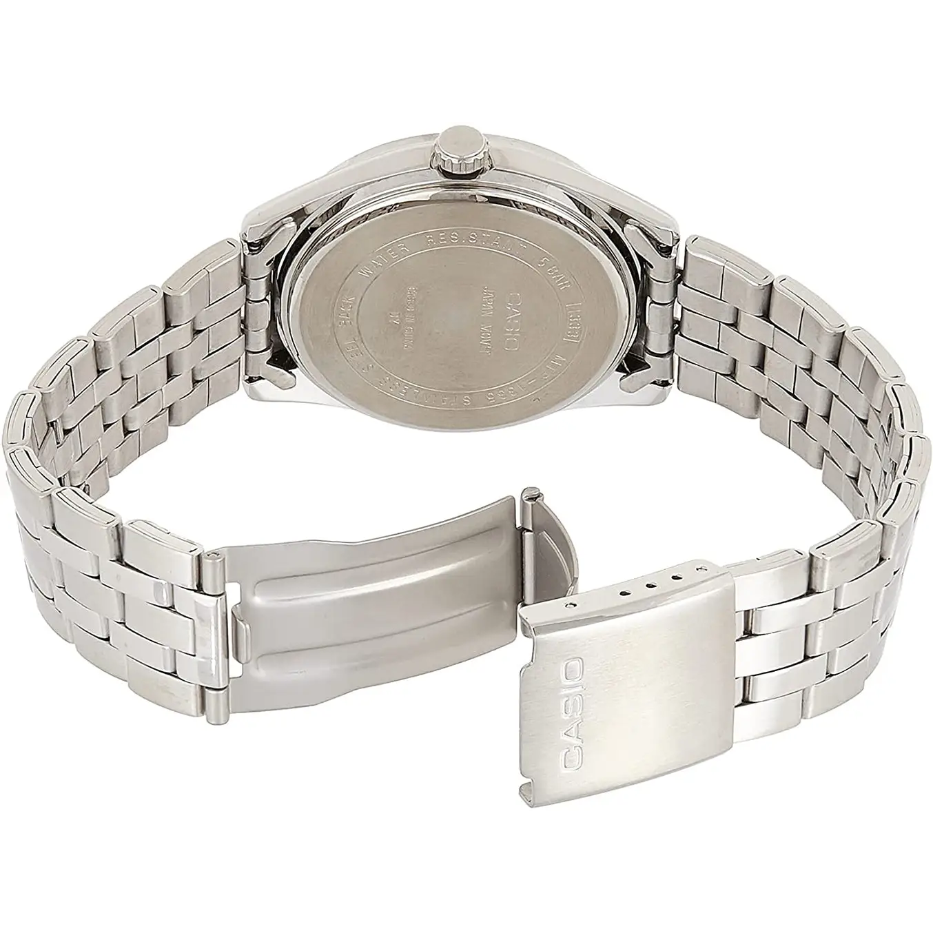 Casio Men’s Enticer Quartz Silver Dial Stainless Steel Watch
