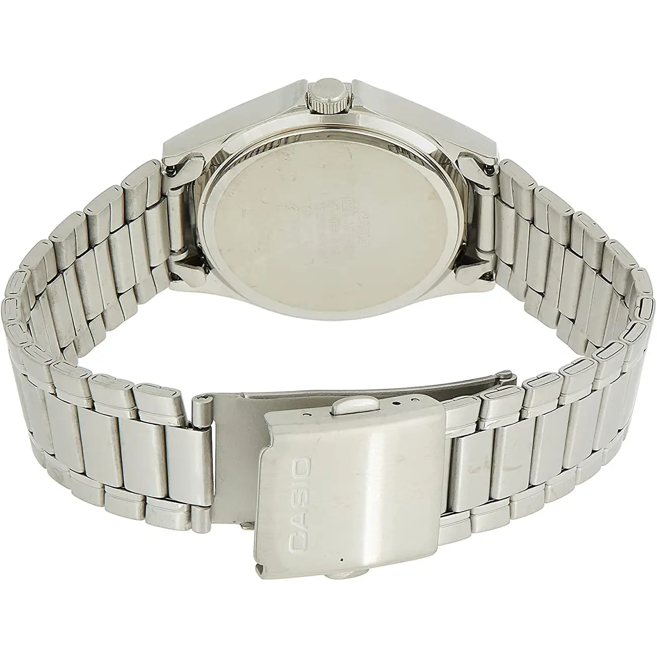 Casio Men’s Enticer Quartz Silver Tone Dial Stainless Steel