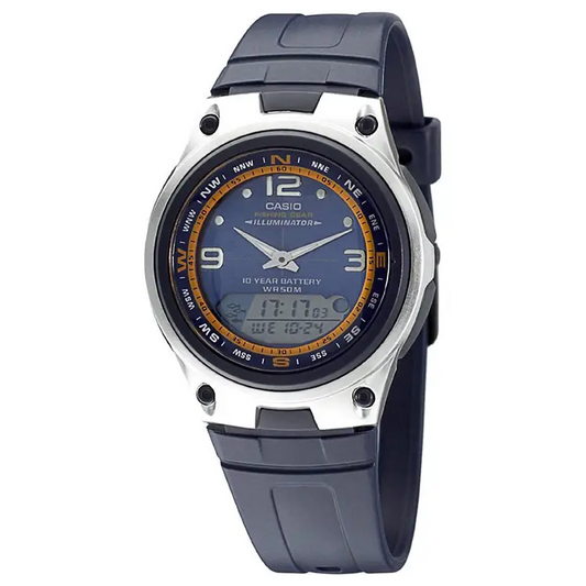 Casio Men’s Fishing Gear Analog Digital 50m Resin Blue Watch