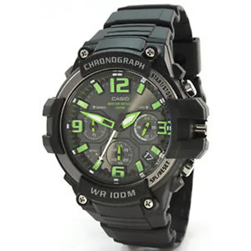 Casio Men’s Heavy Duty-Design Chronograph Black Watch