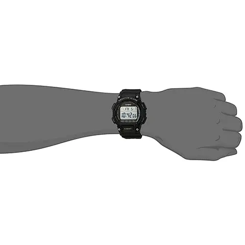Casio Men’s Illuminator Digital 100m Quartz Resin Black