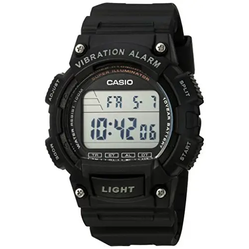 Casio Men’s Illuminator Digital 100m Quartz Resin Black