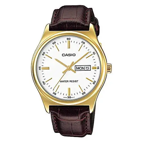 Casio Men’s Mtp-v003gl-7a Day Date Quartz Watch with Genuine