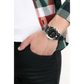 Casio Men’s MTP1308L-1AV Black Leather Quartz Watch