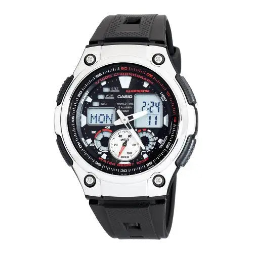 Casio Men’s Multi-Task Gear Sports Black Resin Watch