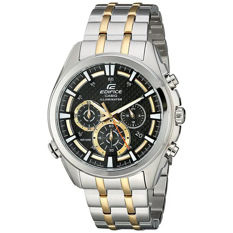 Casio Men’s Neon Illuminator Two-Tone Stainless Steel Watch