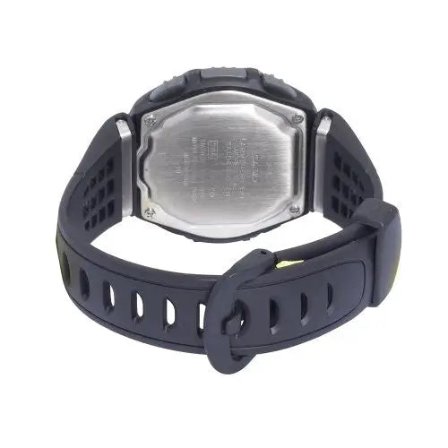 CASIO MEN S PEDOMETER BLACK RESIN STRAP WATCH SGW200 1 shopemco