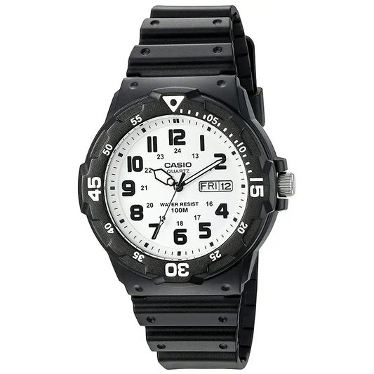 Casio Men’s Quartz 100m Black Resin Watch MRW200H-7BV - Misc