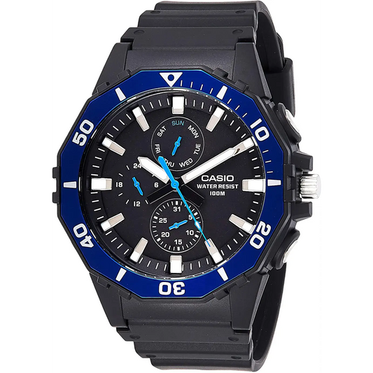 Casio Men’s Quartz Chronograph 100m Black Resin Watch