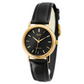 Casio Men’s Quartz Gold Tone Stainless Steel/Black Leather