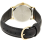 Casio Men’s Quartz Gold Tone Stainless Steel/Black Leather