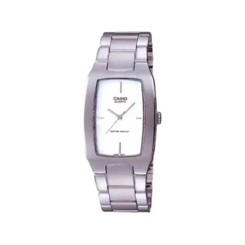 Casio Men’s Silver-Tone Analog Bracelet Watch MTP1165A-7C -