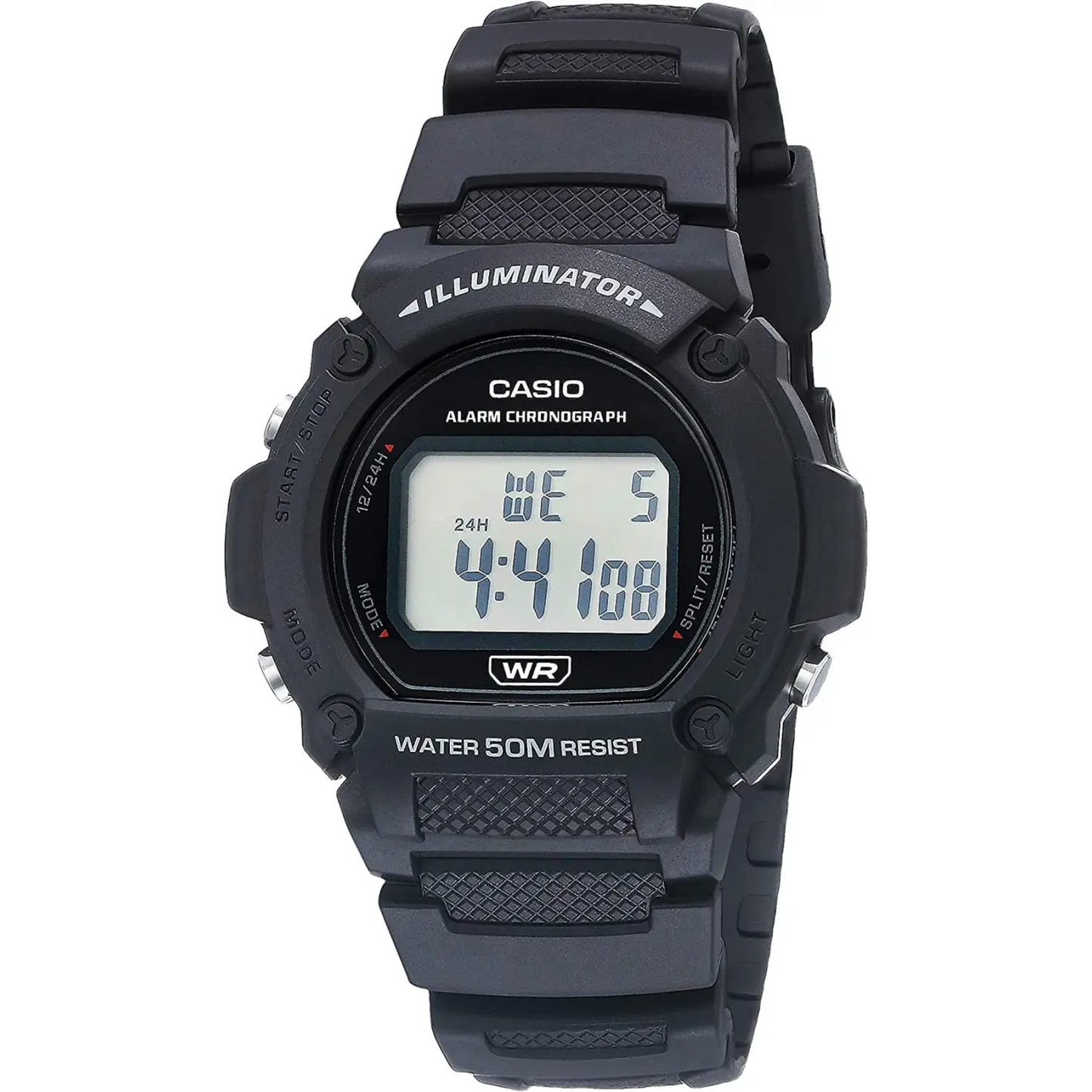 Casio Men’s Sports Digital Quartz Black Resin Watch