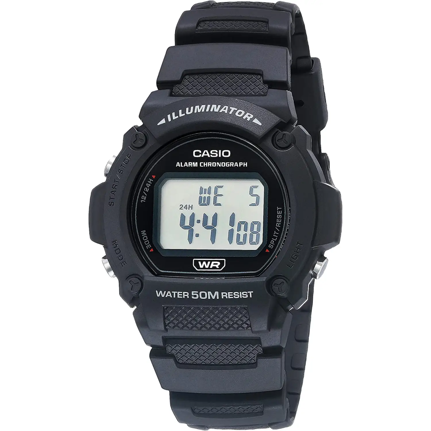 Casio Men’s Sports Digital Quartz Black Resin Watch