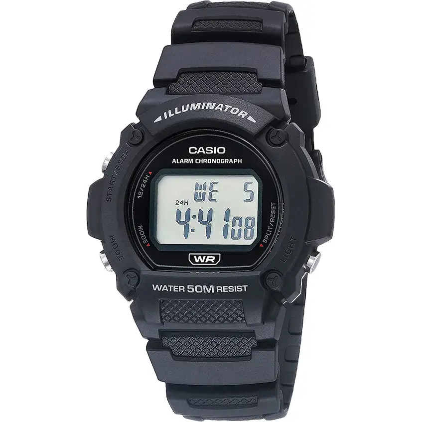 Casio Men’s Sports Digital Quartz Black Resin Watch