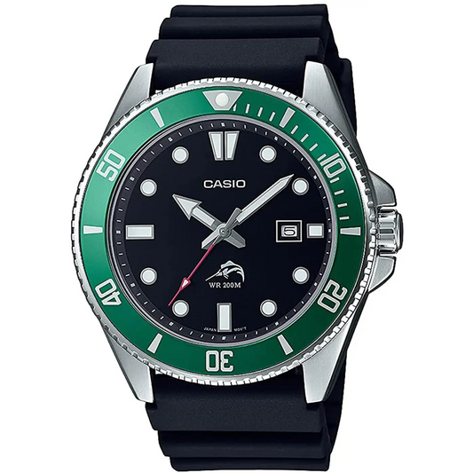 Casio Men’s Sports Quartz 200m Stainless Steel/Black Resin