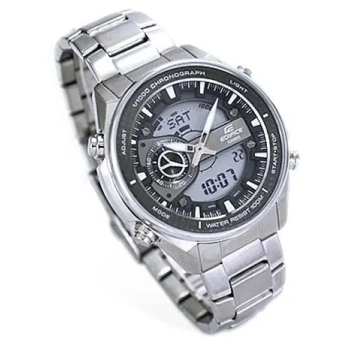 Casio Men’s Stainless Steel Edifice World Time Watch