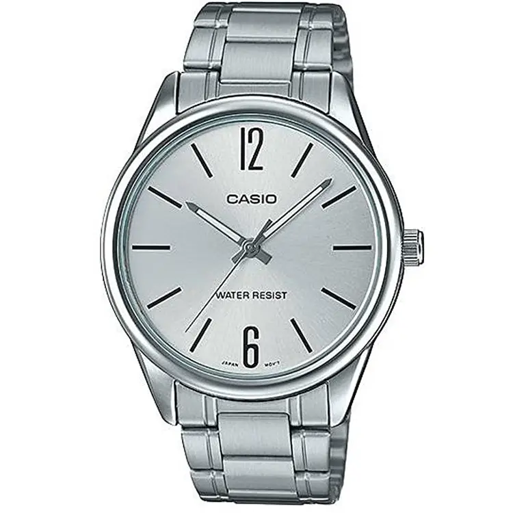 Casio Men’s Standard Stainless Steel Silver Dial Analog