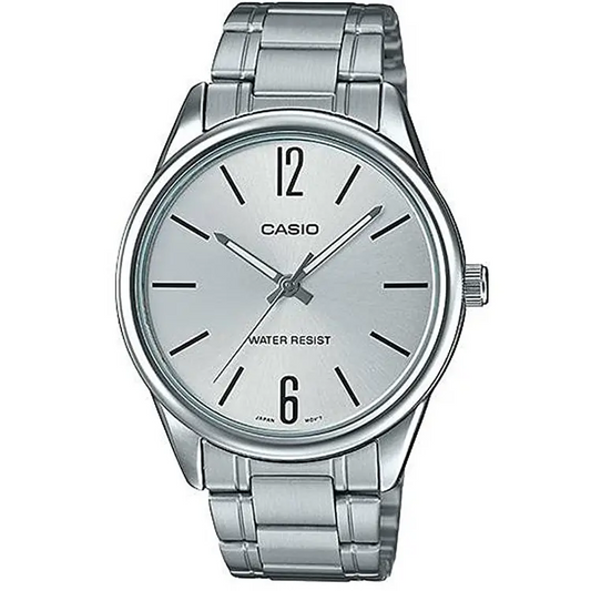 Casio Men’s Standard Stainless Steel Silver Dial Analog