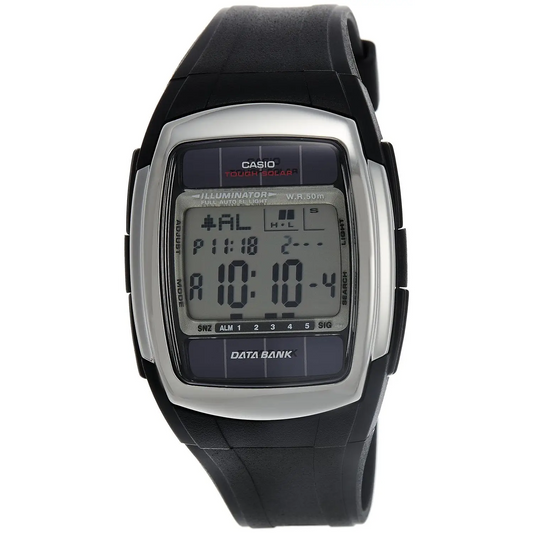 Casio Men’s Tough Solar Powered Data Bank Black Watch